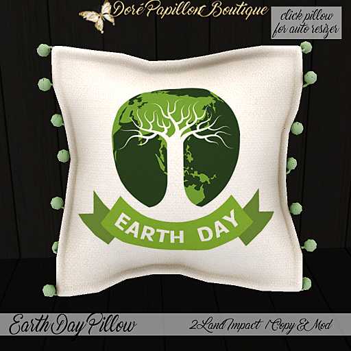 DPB Earth Day Pillow - No 2