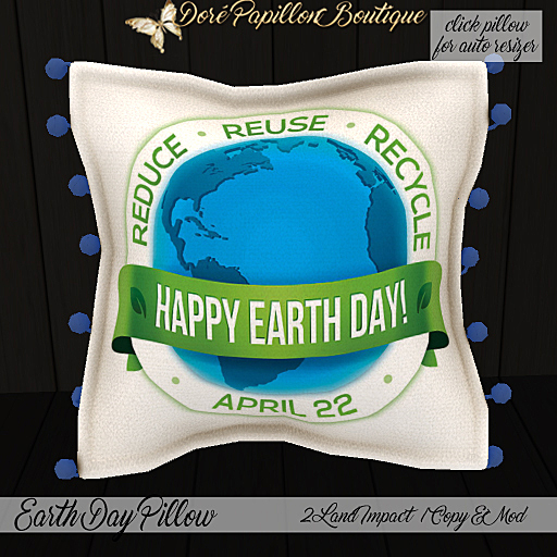 DPB Earth Day Pillow - No 3