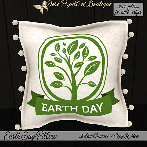 DPB Earth Day Pillow - No 4