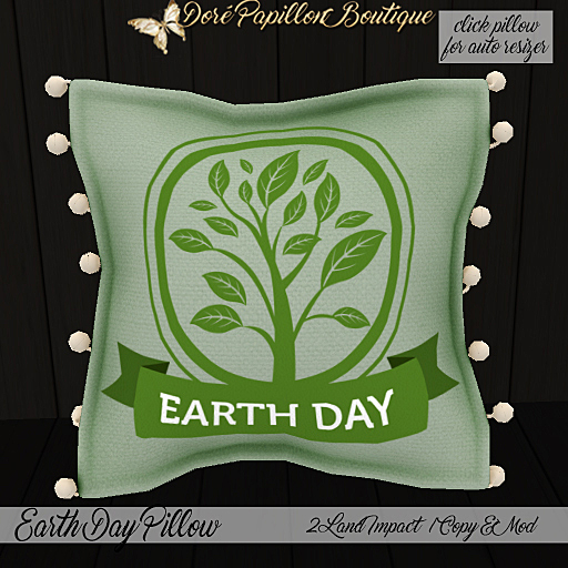 DPB Earth Day Pillow - No 5
