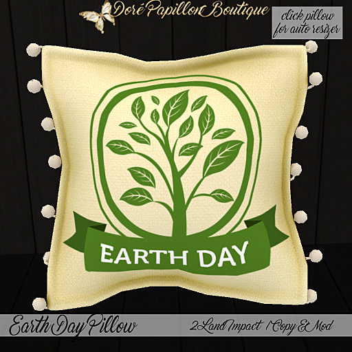 DPB Earth Day Pillow - No 6