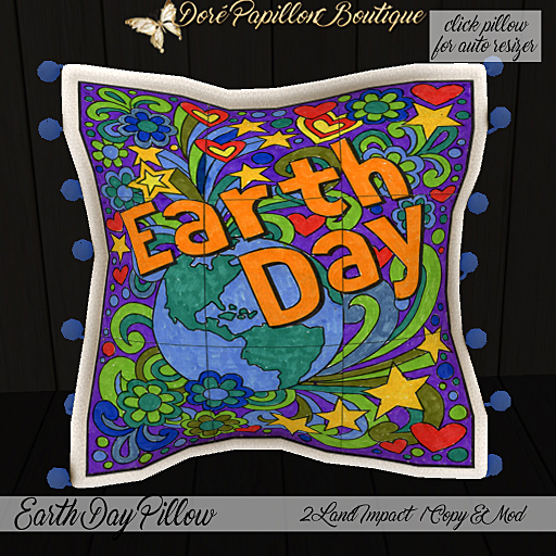 DPB Earth Day Pillow - No 9