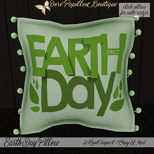 DPB Earth Day Pillow - No 11