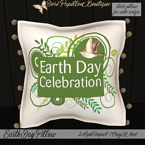 DPB Earth Day Pillow - No 13