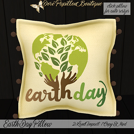 DPB Earth Day Pillow - No 15