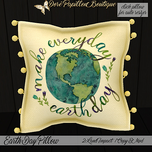 DPB Earth Day Pillow - No 17