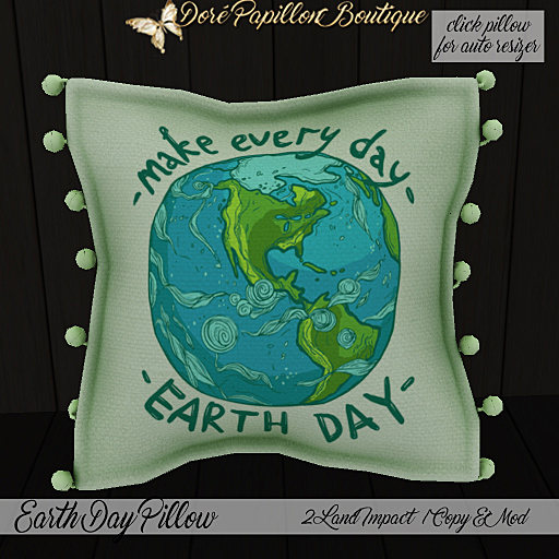 DPB Earth Day Pillow - No 21