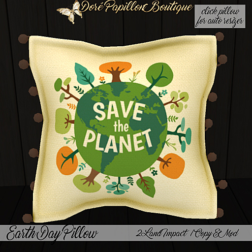DPB Earth Day Pillow - No 23