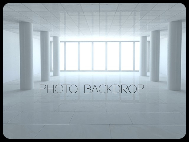 [AE] Photo Backdrop - White Radiance 15