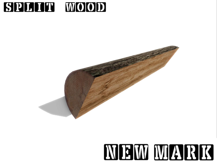 Split wood