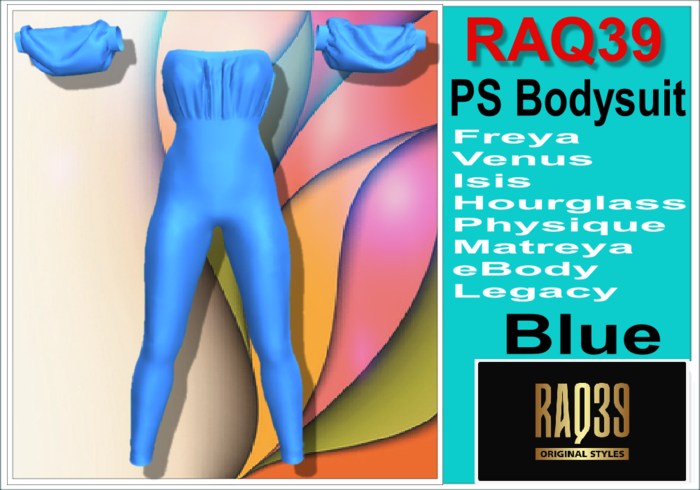 [R39] PS Bodysuit Blue