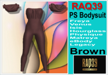 [R39] PS Bodysuit Brown