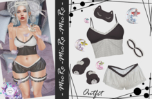 - MicRo - Outfit Sleeping Star Brown  White