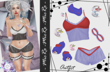 - MicRo - Outfit Sleeping Star Red Blue 