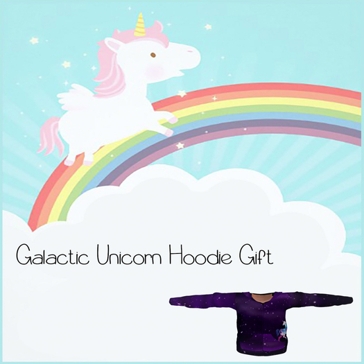 *M.U. Galatic Unicorn Hoodie Hud