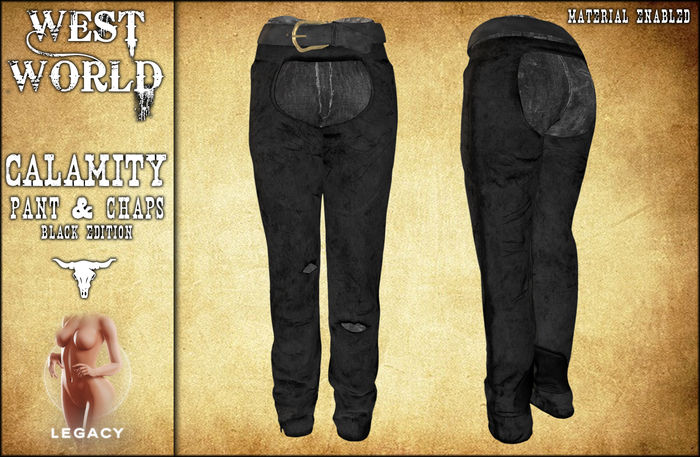 #WW# Calamity Pant & Chaps (Black) [Legacy]