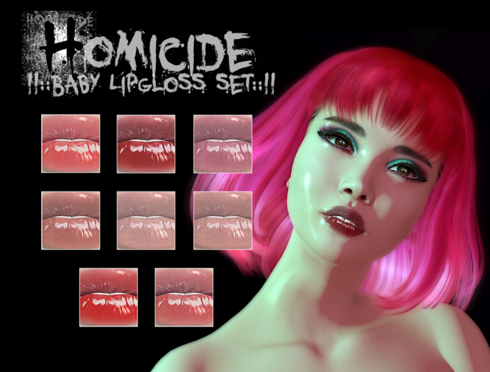 II::HOMICIDE::IIBABY LIPGLOSS SET BOM (LeLutka)