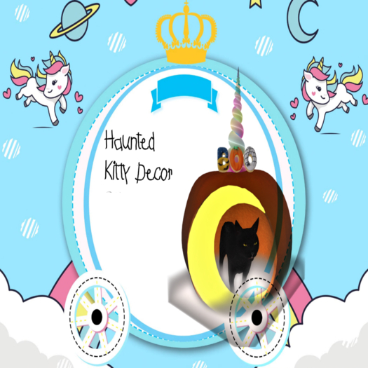 *M.U.* Haunted Kitty Decor Gift Hud