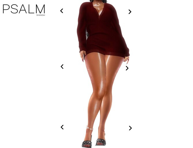 PSLM / Violett Dress / *WINE*