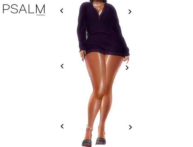 PSLM / Violett Dress / *GRAPE*
