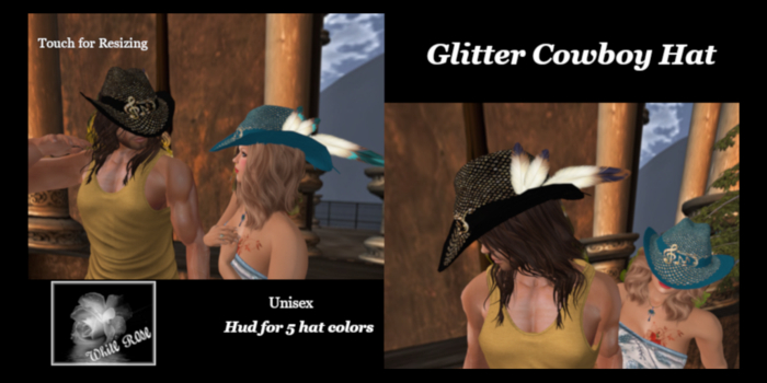 Glitter Cowboy Hat