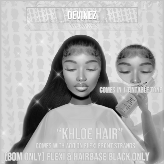 DEVINEZ - "Khloe Hair" BOM. DEMO (Add to unpack)