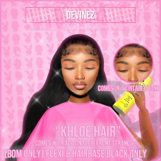 DEVINEZ - "Khloe Hair" BOM. (Add to unpack)