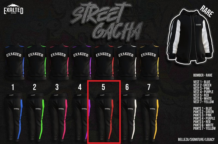 ExalteD - Street Gacha Pants {Signature} COMMON 5
