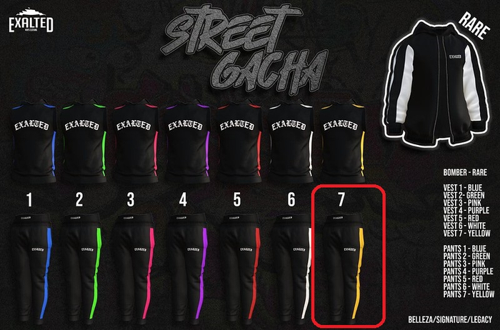 ExalteD - Street Gacha Pants {Belleza} COMMON 7