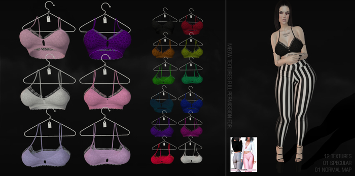 Second Life Marketplace - TEXTURES MEOW for CREATIVE SCANDAL. SET 36