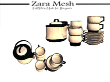 Zara Mesh - Kitchen - Kettle Cups and Bowls Set - FULL PERM MESH