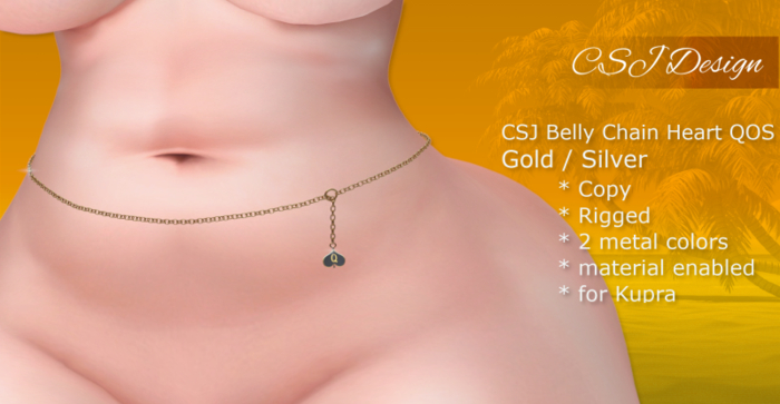 CSJ Belly Chain QOS Gold/Silver (Kupra)