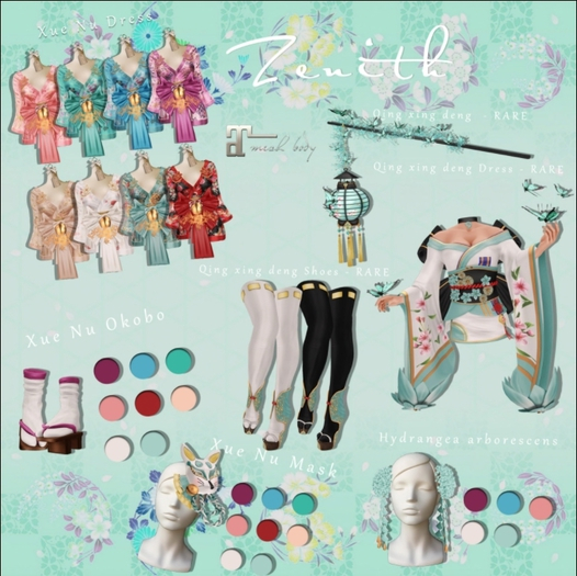 =Zenith=Xue Nu Okobo (Mint) -Maitreya