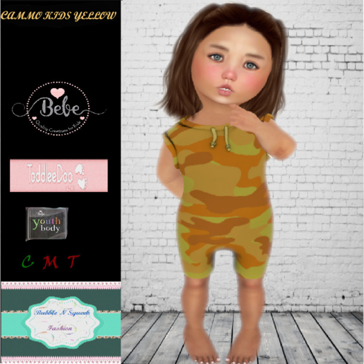 Cammo Kid Yellow