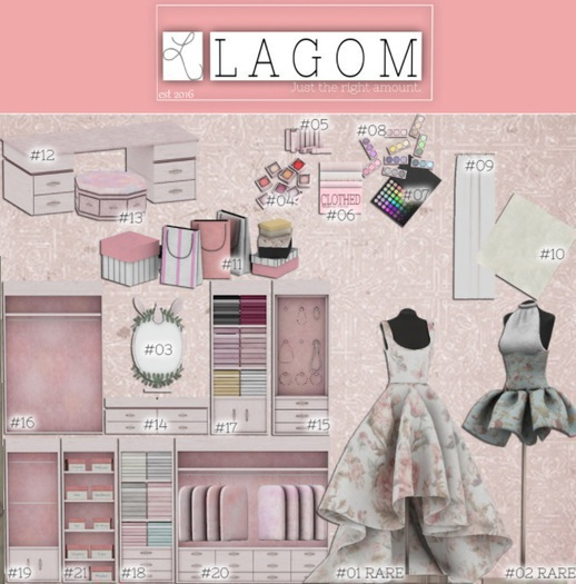 LAGOM - Arabella Walk in [Unicorn Mirror] #03
