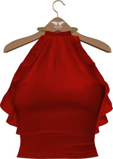 ::ALTER:: Tanjee halter top / Red