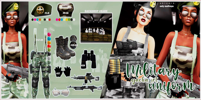 .Unicorn.Military Cap #07 Common