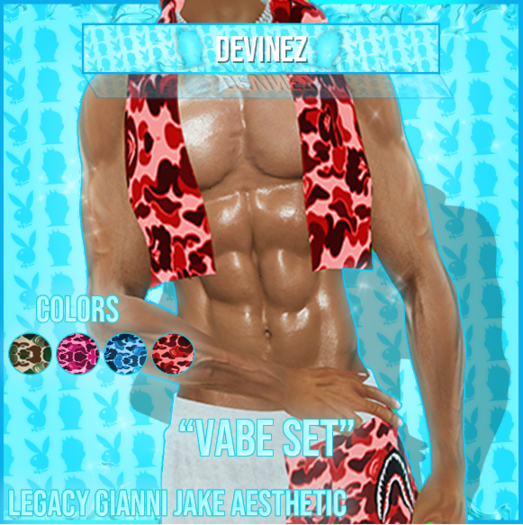 DEVINEZ " VABE Set. RED (Add to unpack)