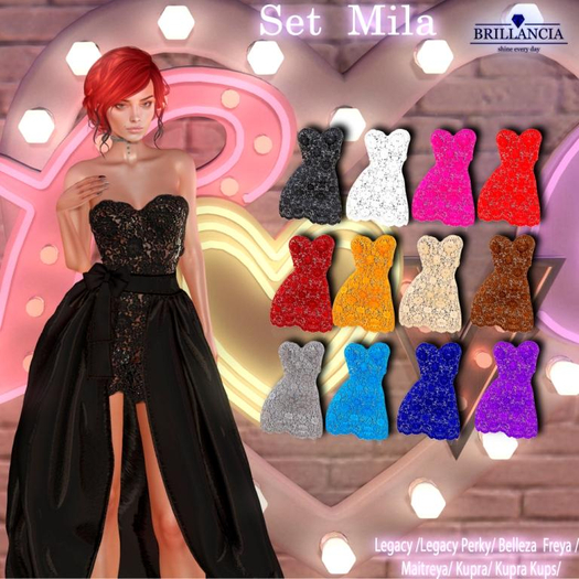 BRILLANCIA - Dress Mila FAT PACK