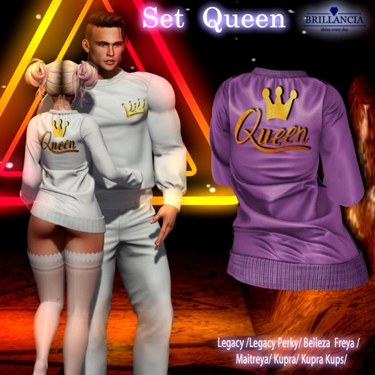 BRILLANCIA - Set Queen PURPLE