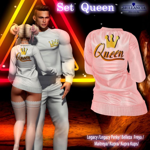 BRILLANCIA - Set Queen PINK