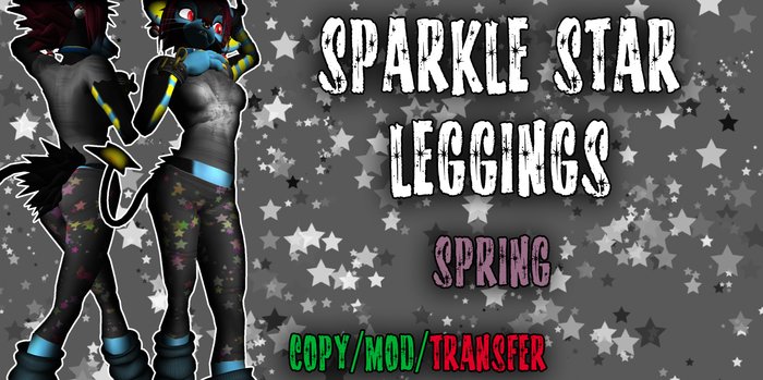 CLAY - Sparkle Star Leggings Spring