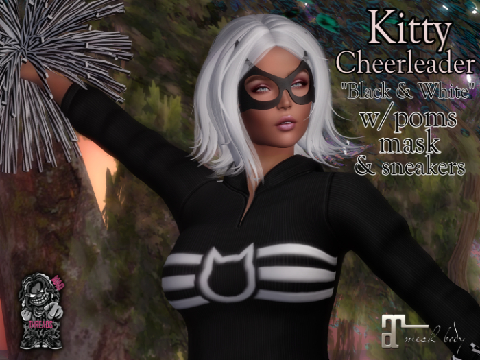 [MAD] Kitty Cheerleader Black