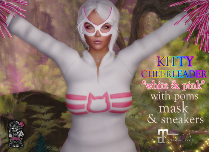 [MAD] Kitty Cheerleader White