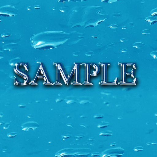 Zoy Texture [ Water Drop 03 ] Seamless - Blue