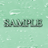 Zoy Texture [ Water Drop 03 ] Seamless - Mint