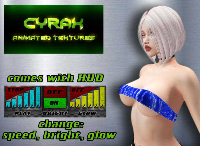 Top for Belleza,Slink-Animated Texture-Model B3 T8