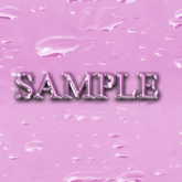 Zoy Texture [ Water Drop 03 ] Seamless - Pink