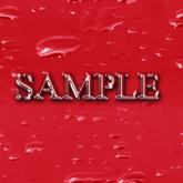 Zoy Texture [ Water Drop 03 ] Seamless - Red