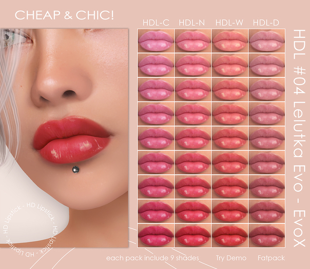 Cheap & Chic! HDL-D #04 [Lelutka Evo-EvoX]
